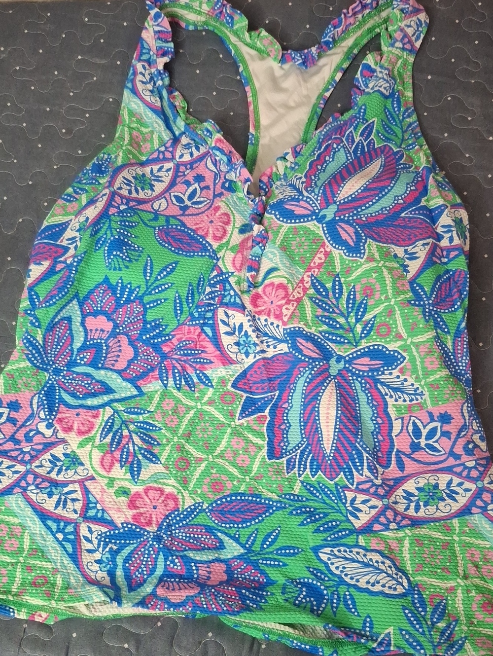 Beach House Tankini Swim top size 14